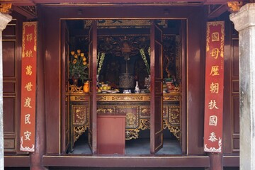 Temple of Dinh Tien Hoang at Hoa Lu Ninh Binh, first capital of Vietnam - ベトナム...