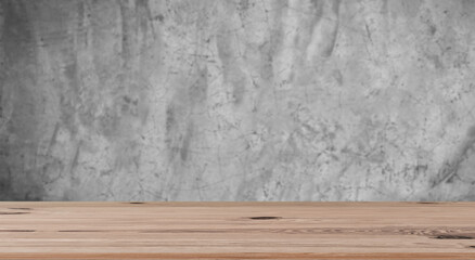 Wooden board for background or  product display.Wooden table for construction equipment show.