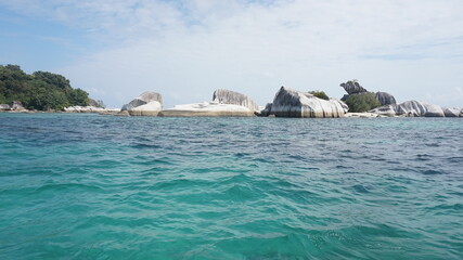 Island in the middle of the sea