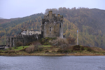 Eilan Donan Castle in Autumn, Scotland