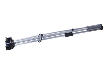 fuel intake with truck fuel level sensor isolated on white background