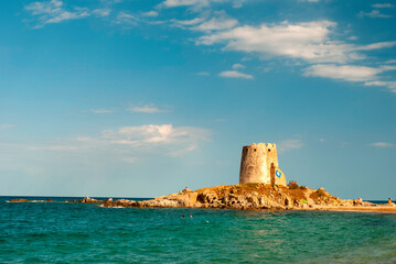 Sardegna, spiaggia della Torre di Barì, Barisardo, Ogliastra, Italia