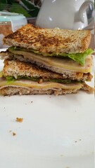 pancakes with salmon