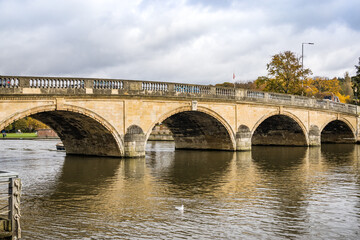Naklejka premium Bridge at Henley-on-Thames across the River Thames, England