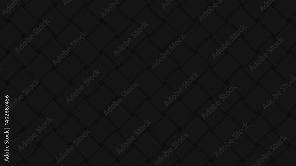 Sticker black abstract background. grey pattern. dark mode.