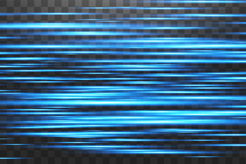 Fototapeta premium Luminous blue abstract sparkling lined background. Premium