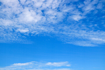Blue sky with cloud beautiful clouds in the blue sky Thailand.