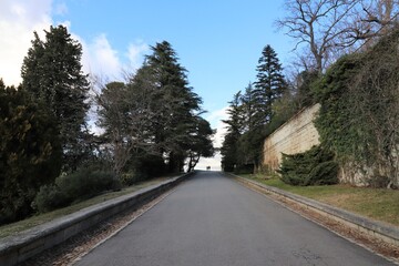 Le jardin le rocher des Doms, ville de Avignon, département du Vaucluse, France