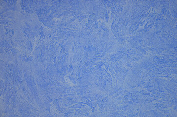 blue wall texture. decorative plaster for background