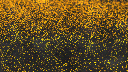 Gold and orange glitter blur background
