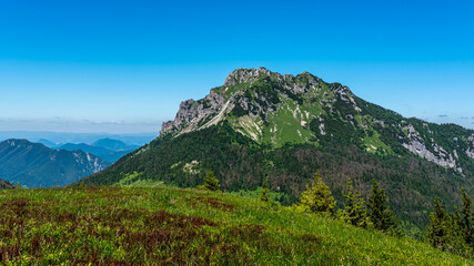Velky Rozsutec with blue sky, Slovakia, Small Fatra