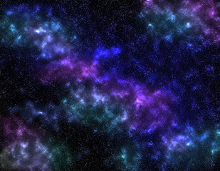 Galaxy fantasy stars space background Scene illustration