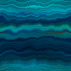 Blurry silk dark moody tie dye texture background. Wavy irregular bleeding wave seamless pattern. Athmospheric ombre distorted watercolor effect. Space dyed all over print © Limolida Studio