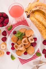 Banana fritters.

