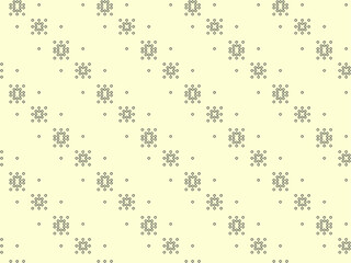 Dots seamless patterns black and white background of snowflakes