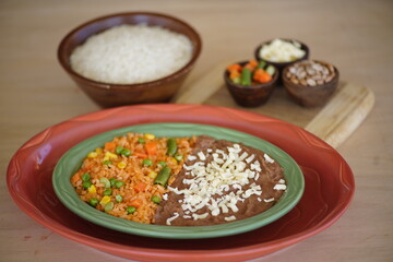 Beef and rice skillet