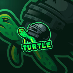 Turtle esport logo gaming squad © amrikhsn