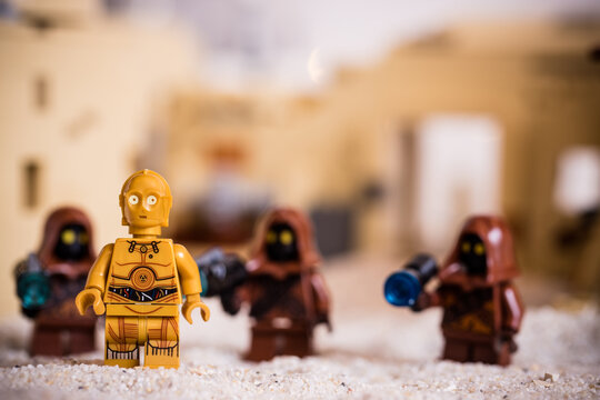 Lippstadt - Deutschland 2. Januar 2021 Lego Minifigur Star Wars 