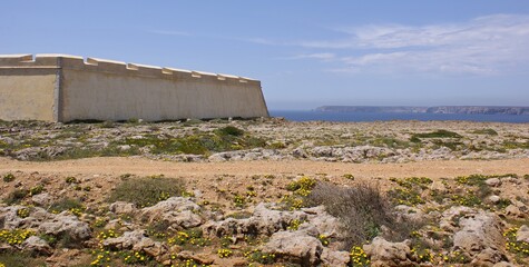 Historic castle in Sagres, Algarve - Portugal 