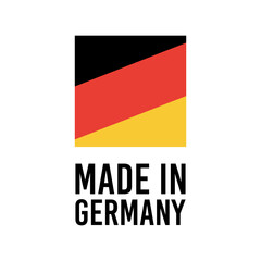 Made in Germany logo, label. Trendy modern design. Vector illustration