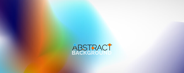 Fluid color gradient abstract background, trendy colorful wallpaper. Vector illustration for placards, brochures, posters, banners and covers