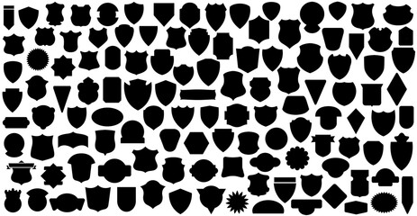 Black Shields Set, 120 shields