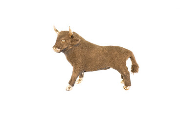 golden bull 2021 isolated on white background