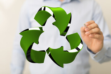 Recycle business digital. eco