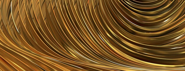 luxus gold background dynamic flow wave 3d