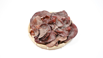 ざるにのっている木耳