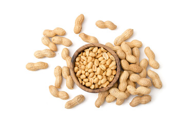 Erdnüsse und Erdnusskerne (geröstet und gesalzen)