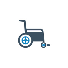 Wheelchair chair icon