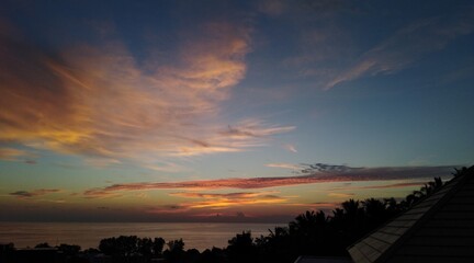 tailandie cielo atardecer