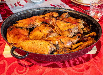 Entenbrust gebraten in einer Pfanne