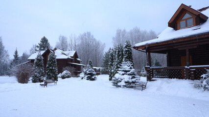 house in the mountains