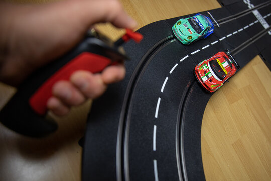 Carrera Autorennbahn mit zwei Sportwagen