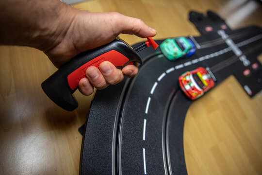 Carrera Autorennbahn mit zwei Sportwagen