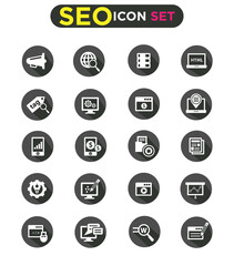 web icon set.  icons design vector set