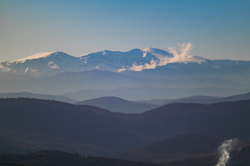 Misty Balkan Mountains