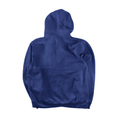 You can customize almost everything in this Back View Designer Hoodie Mockup In Deep Ultramarine...