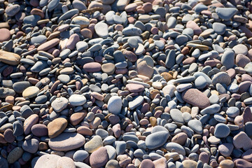 Set of rocks making ground