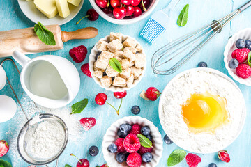 Summer baking background