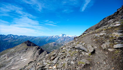 Fototapeta premium Großglockner on den österreichischen Alpen in Sommer