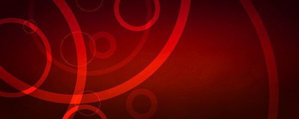 abstract geometric red background with circle shapes in modern abstract design with texture and black border