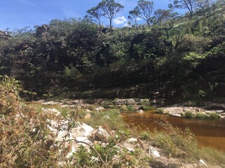 river in the mountains