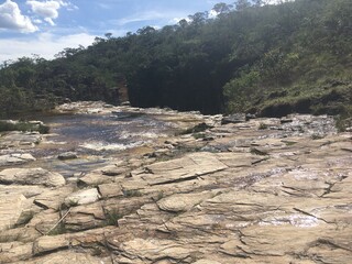 river in the mountains