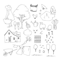 garden clipart black and white farm gardening clip art garden tools clipart farm animals country clipart