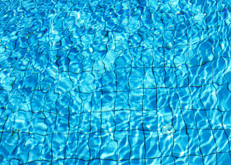 pool water, bright background, summer day