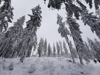 Schnee am Feldberg im Taunus (Lockdown, Verkehrschaos)