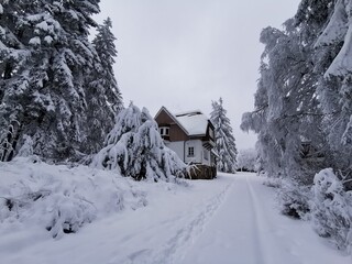 Schnee am Feldberg im Taunus (Lockdown, Verkehrschaos)